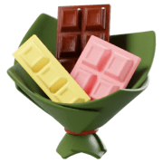 Bouquets de fleurs en chocolat