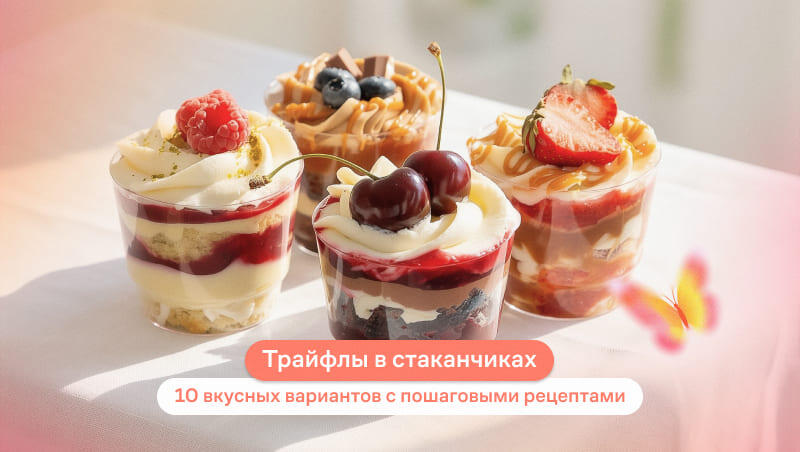 трайфлы в стаканчиках рецепты