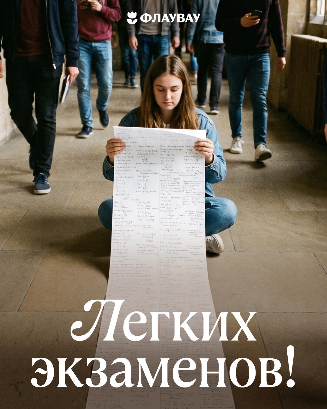первый день студента открытка