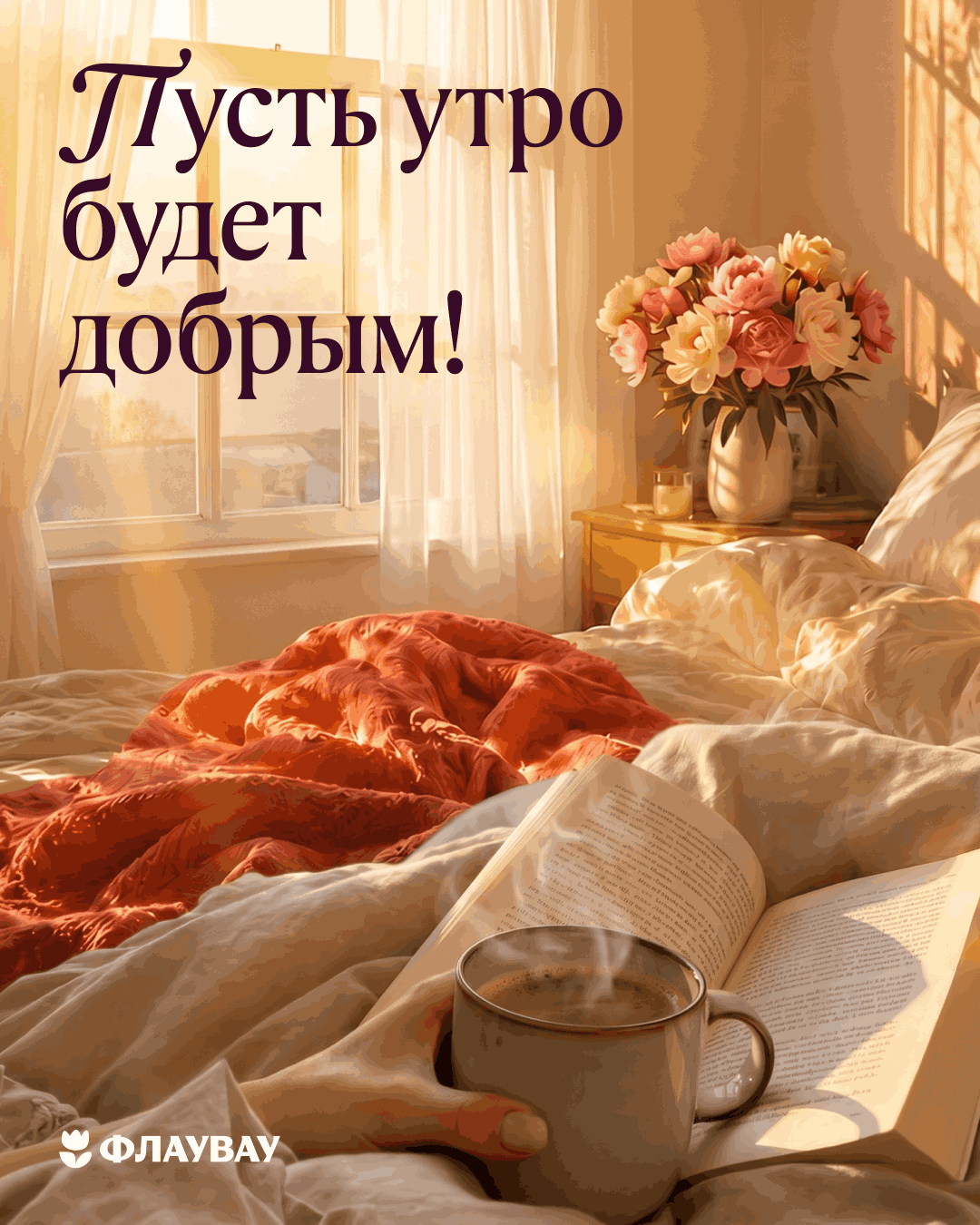 скачать открытку с добрым утром