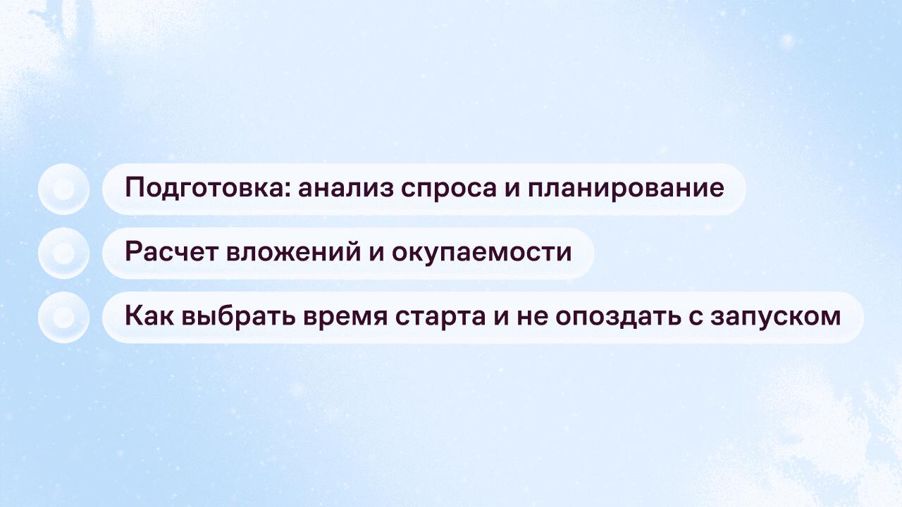 бизнес идеи зимой