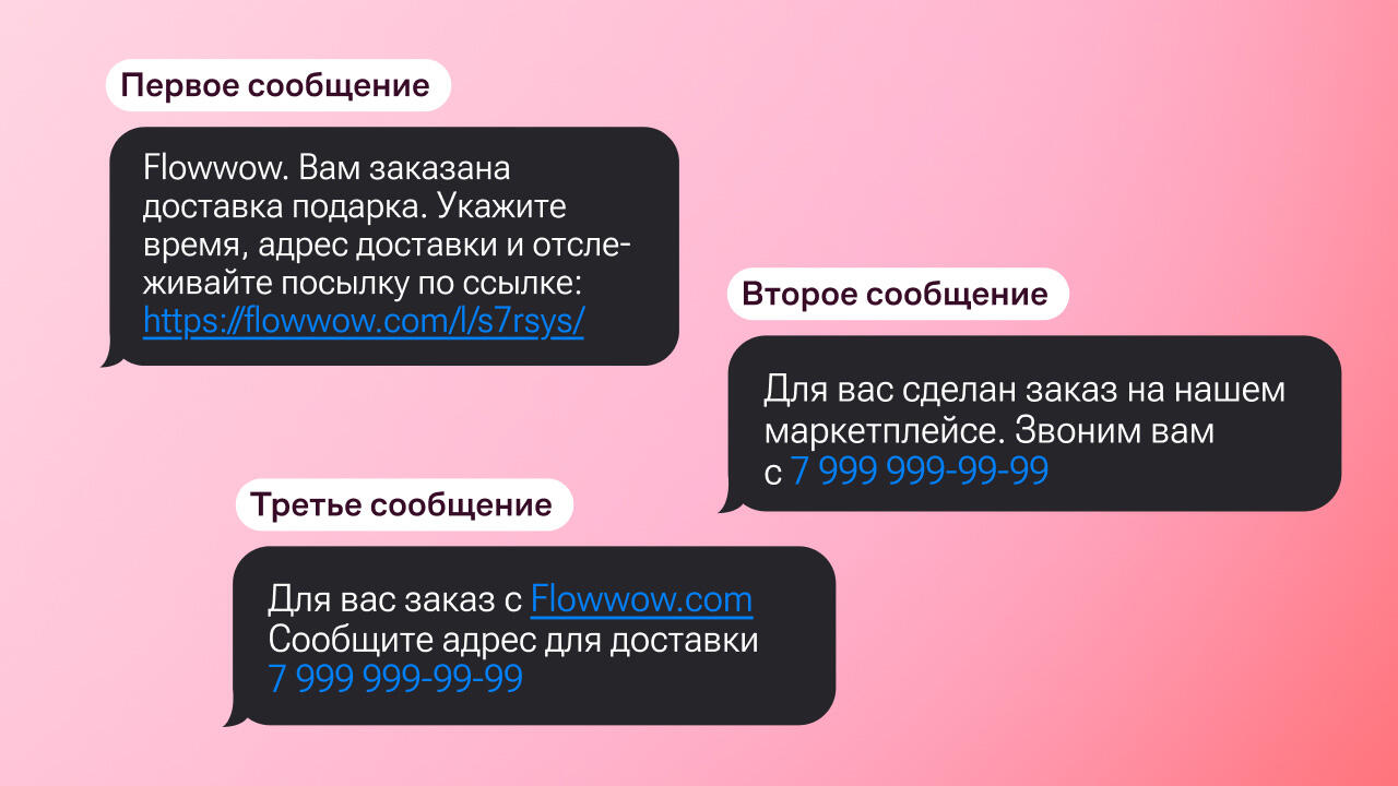 Менеджер связывается с получателем