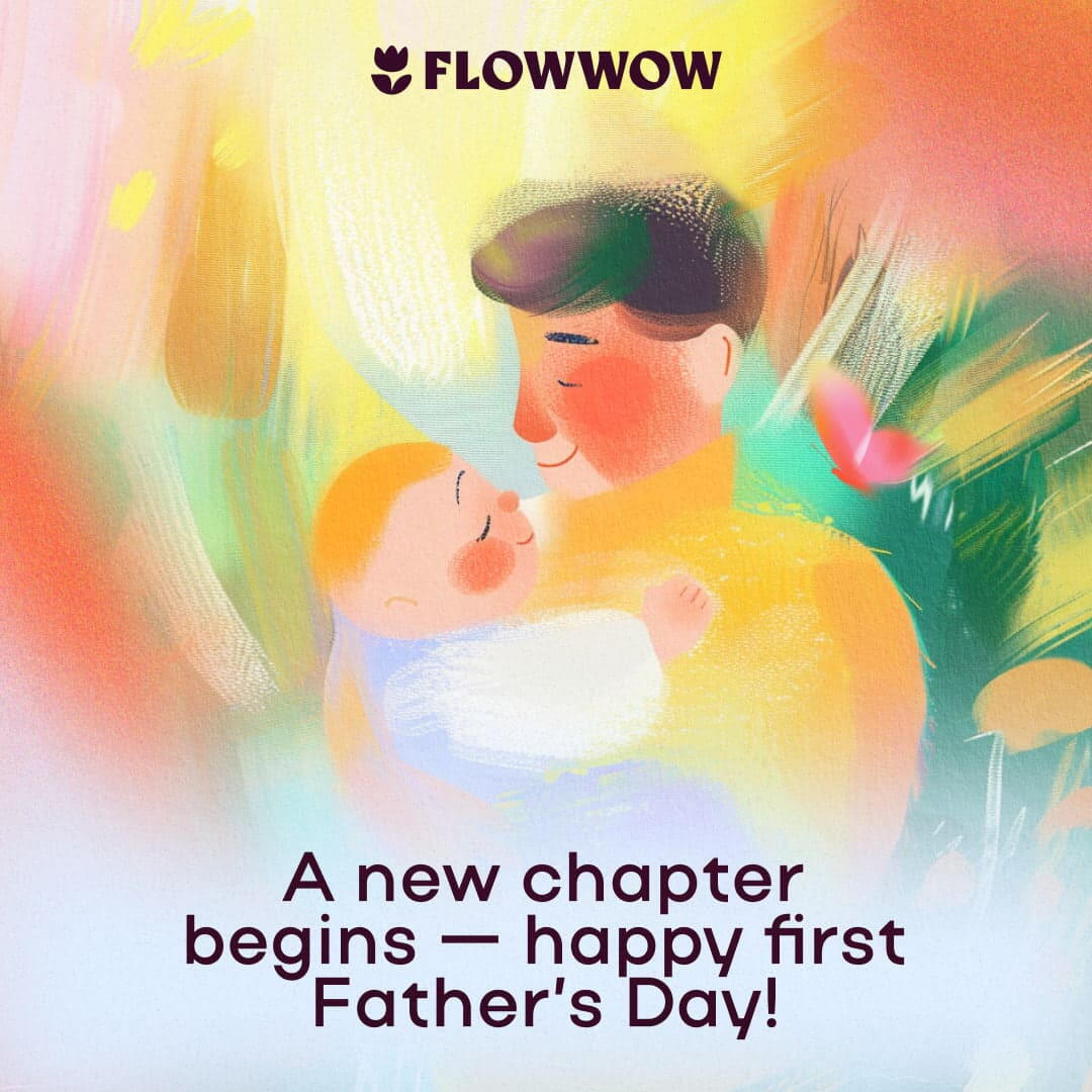first fathers day card