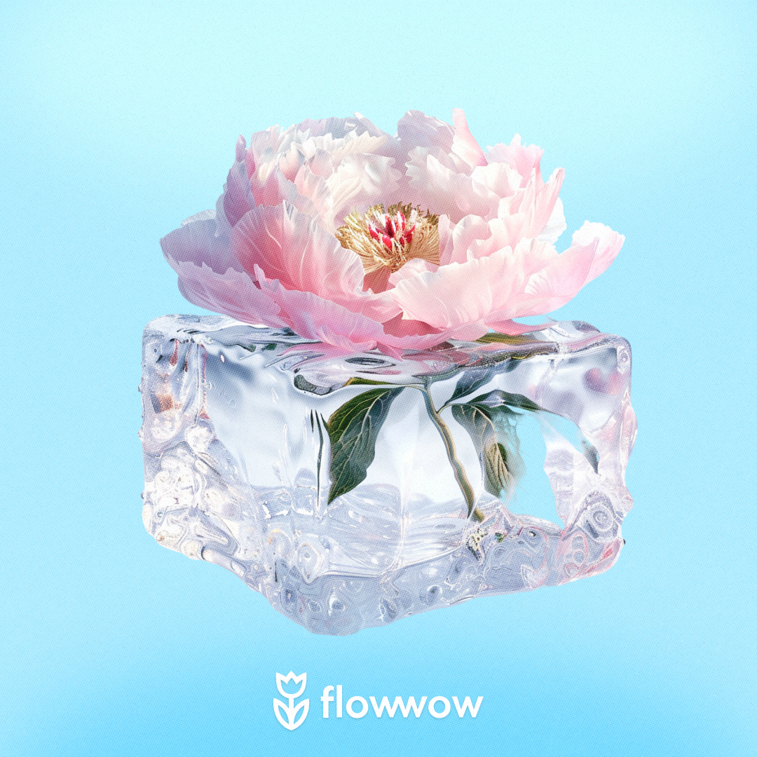 Открытка цветы пионы