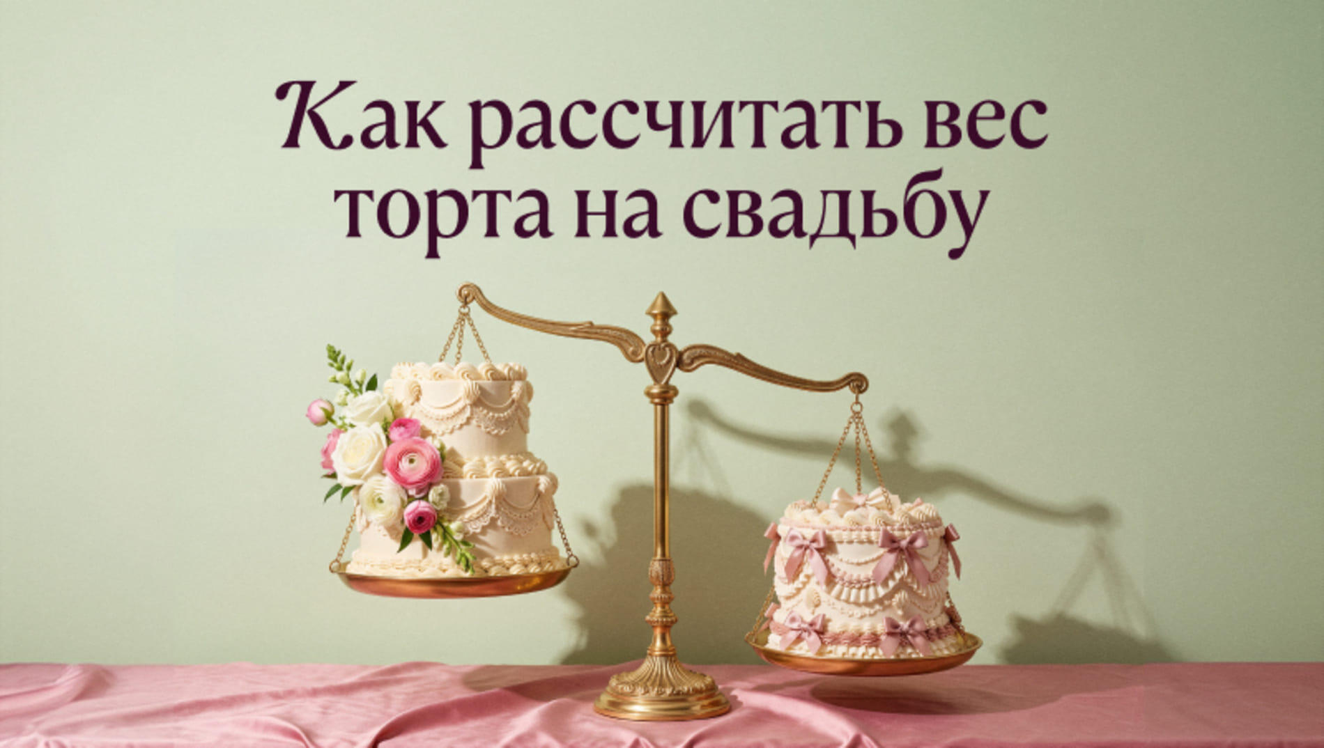 Как рассчитать вес торта на свадьбу: советы по расчету исходя из количества гостей