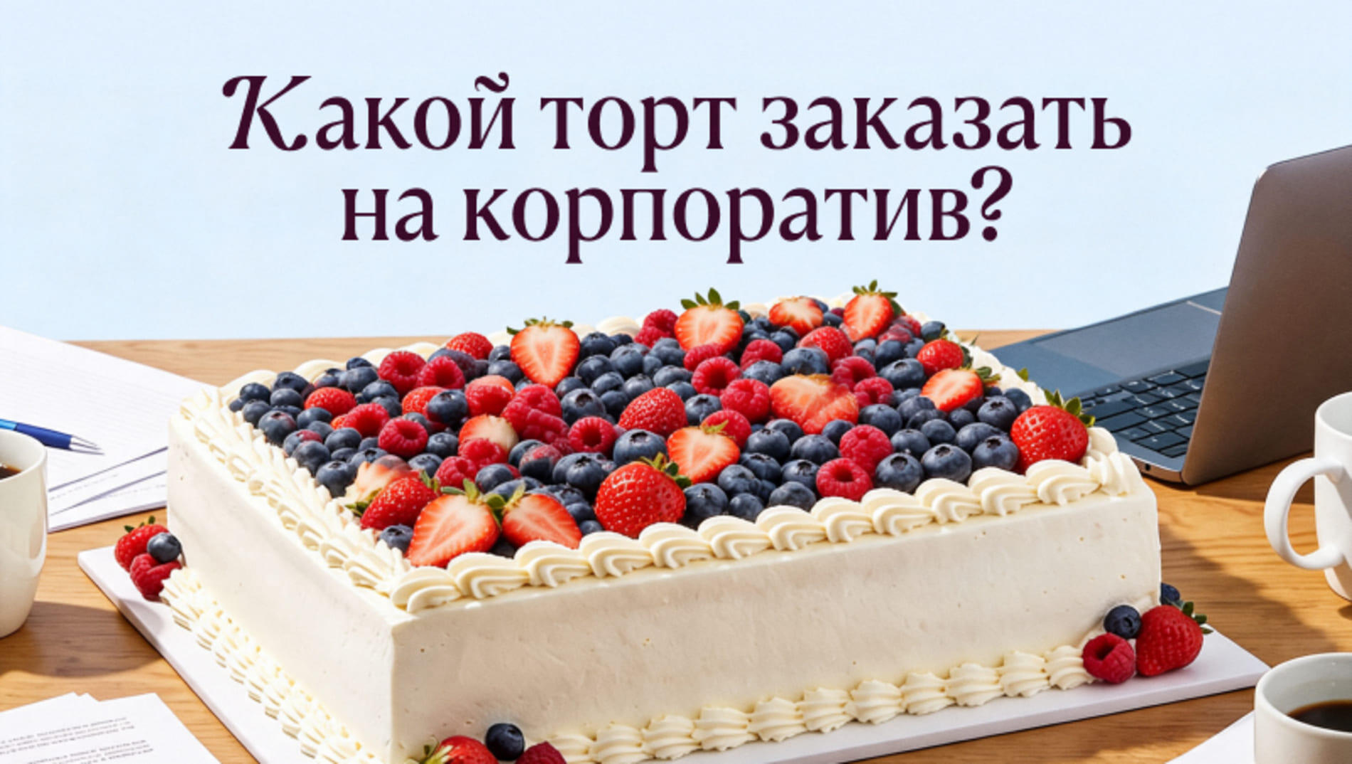 Какой торт заказать на корпоратив?