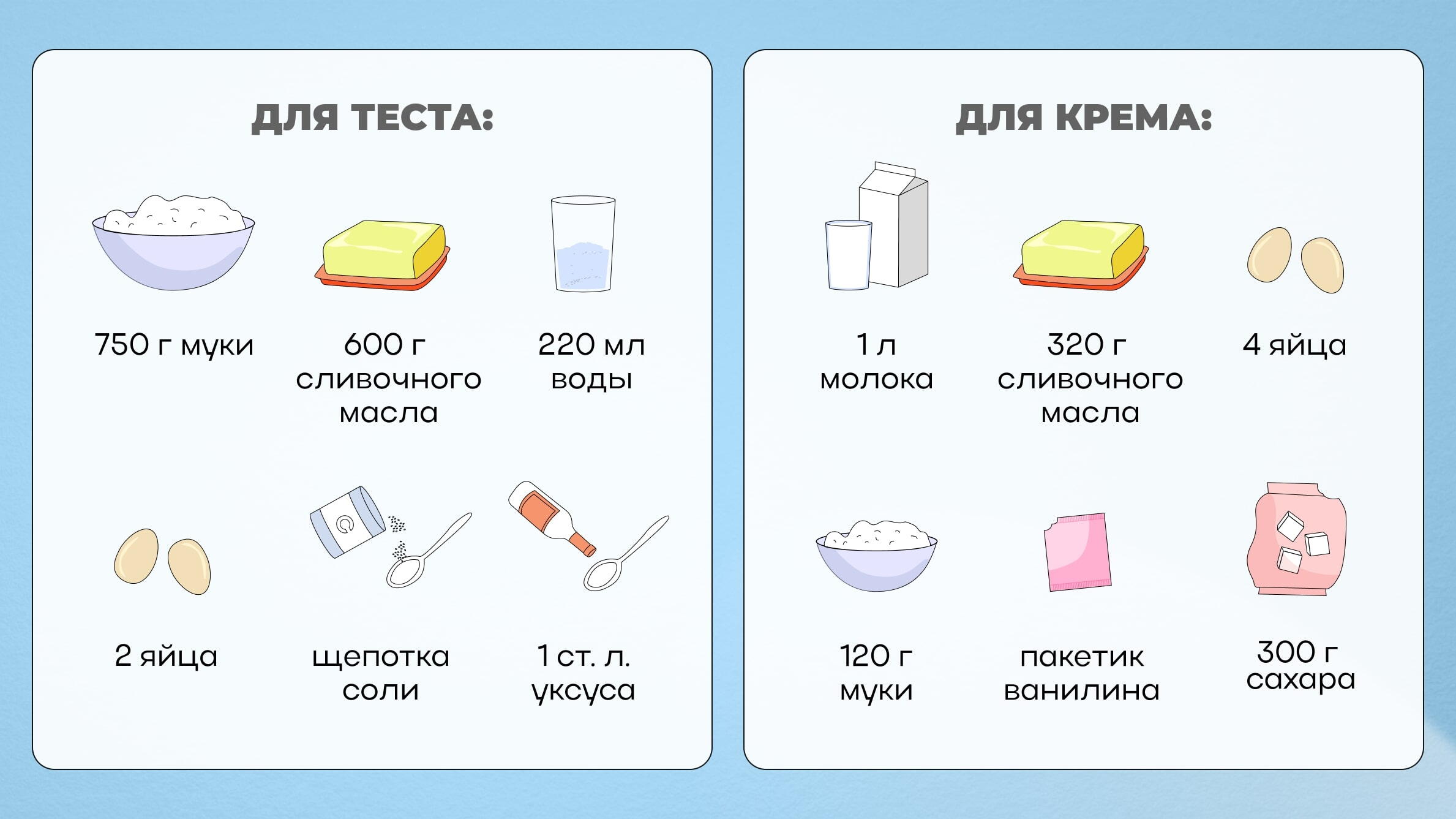 рецепт крема для наполеона молоко яйца масло сахар (98) фото