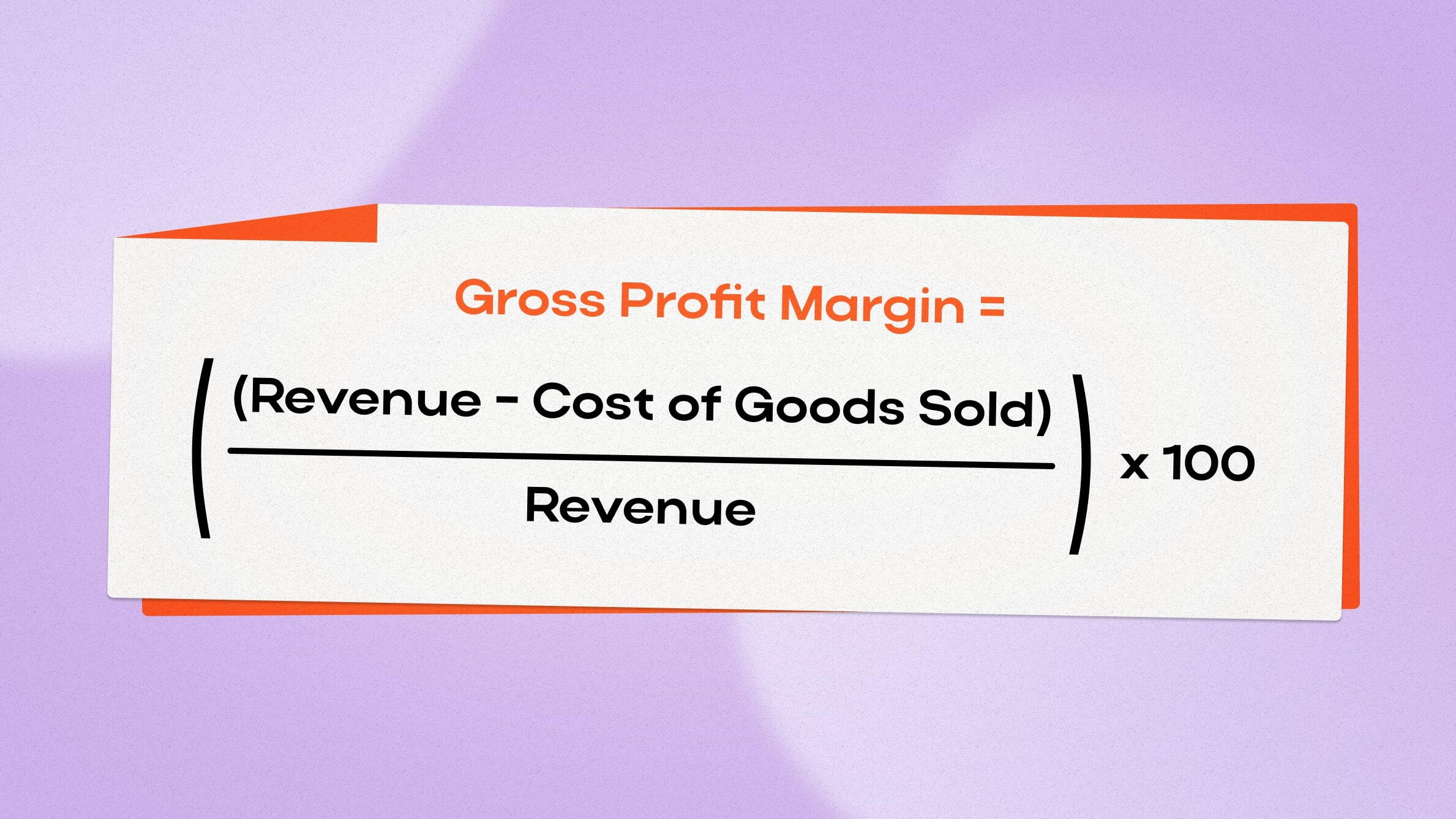 How to calculate gross profit Margin