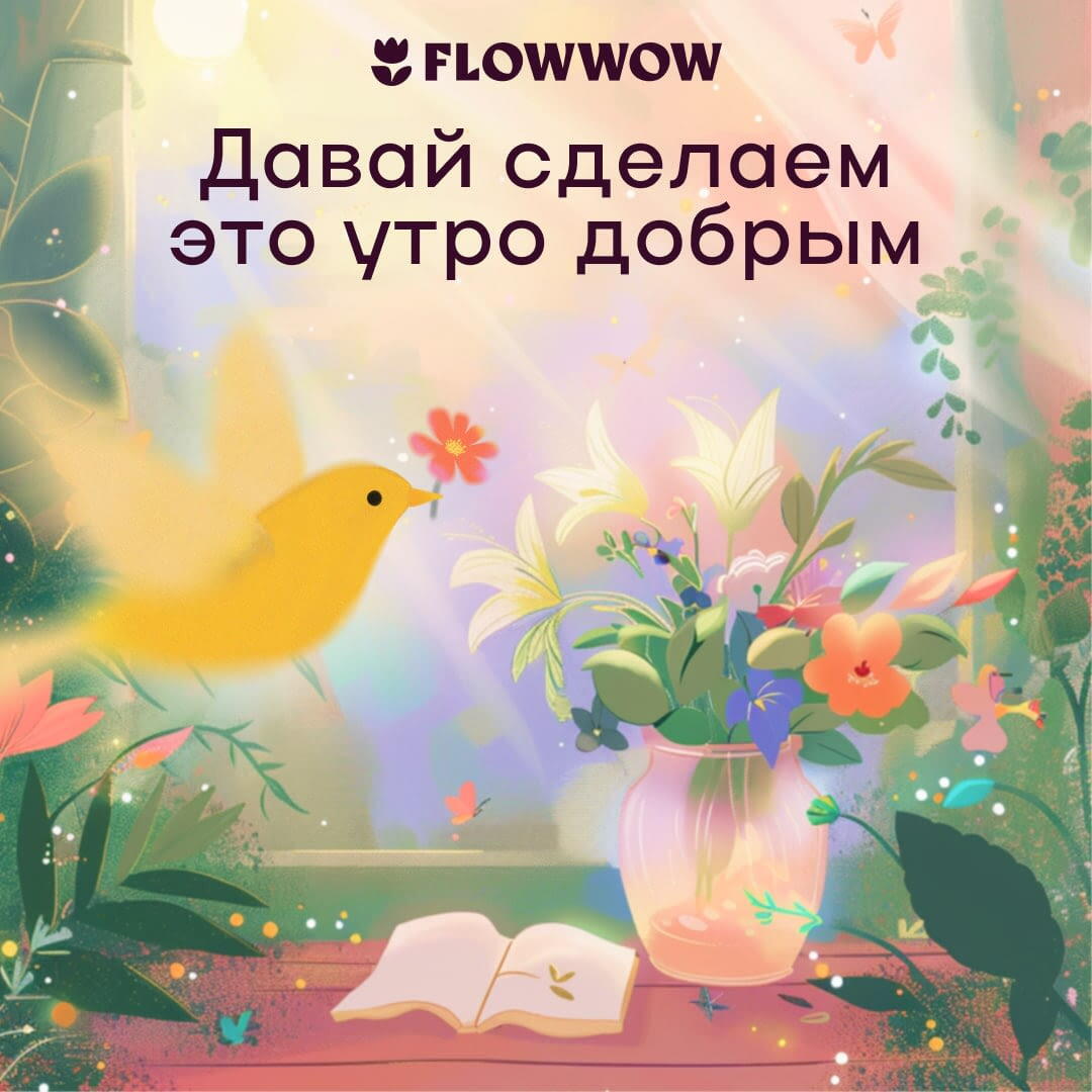 Скачать открытку с добрым утром бесплатно