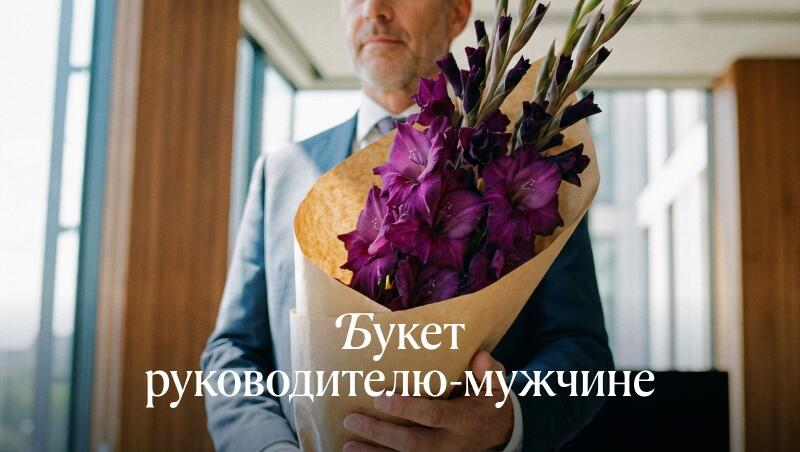 Букет руководителю-мужчине: как выбрать цветы для начальника по правилам делового этикета