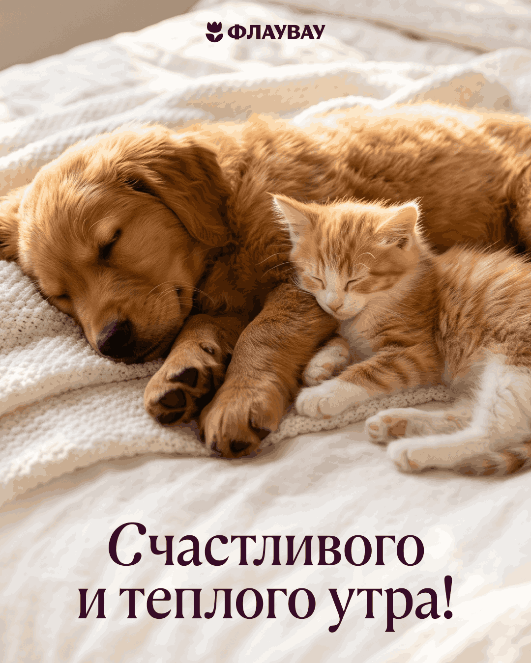 скачать открытку с добром утром