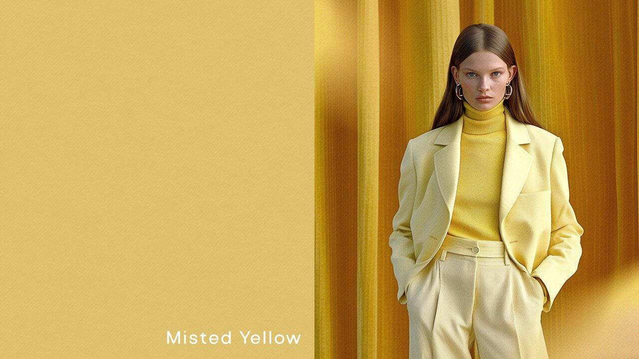 Цвет Misted Yellow