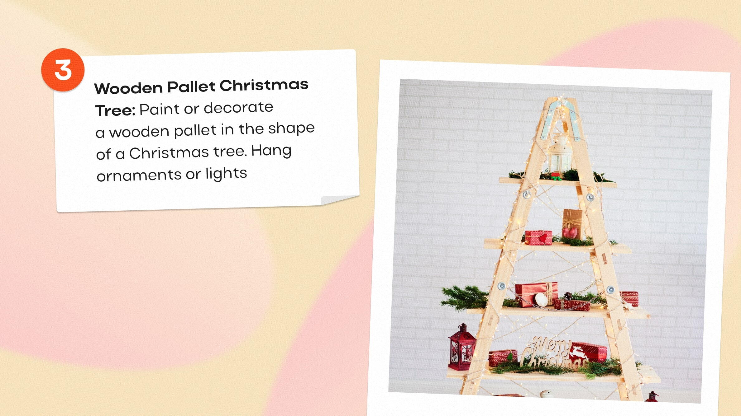 Wooden Pallet Christmas Tree