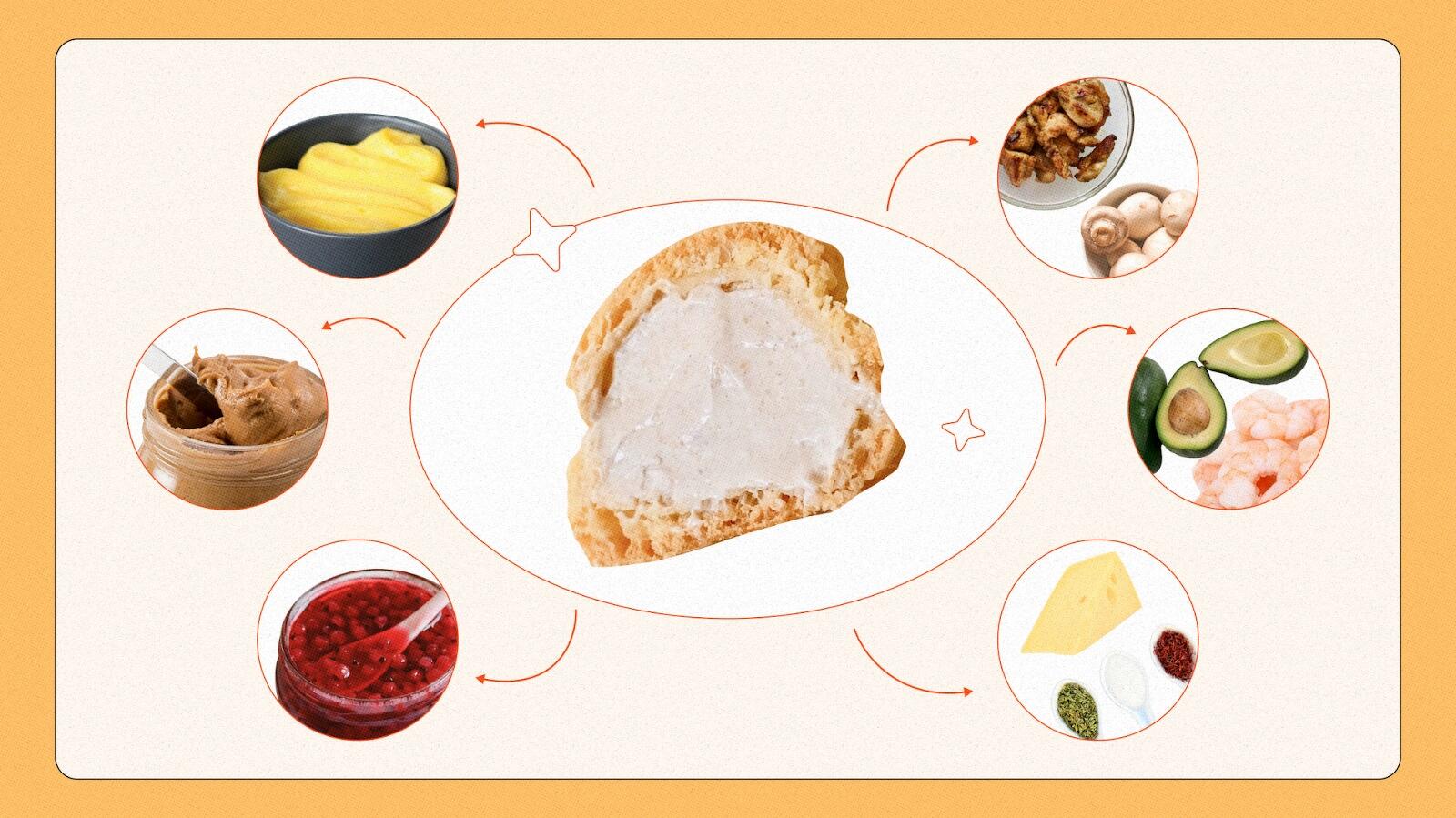 Рецепт вкусных профитролей с пикантной начинкой: сыром и лососем