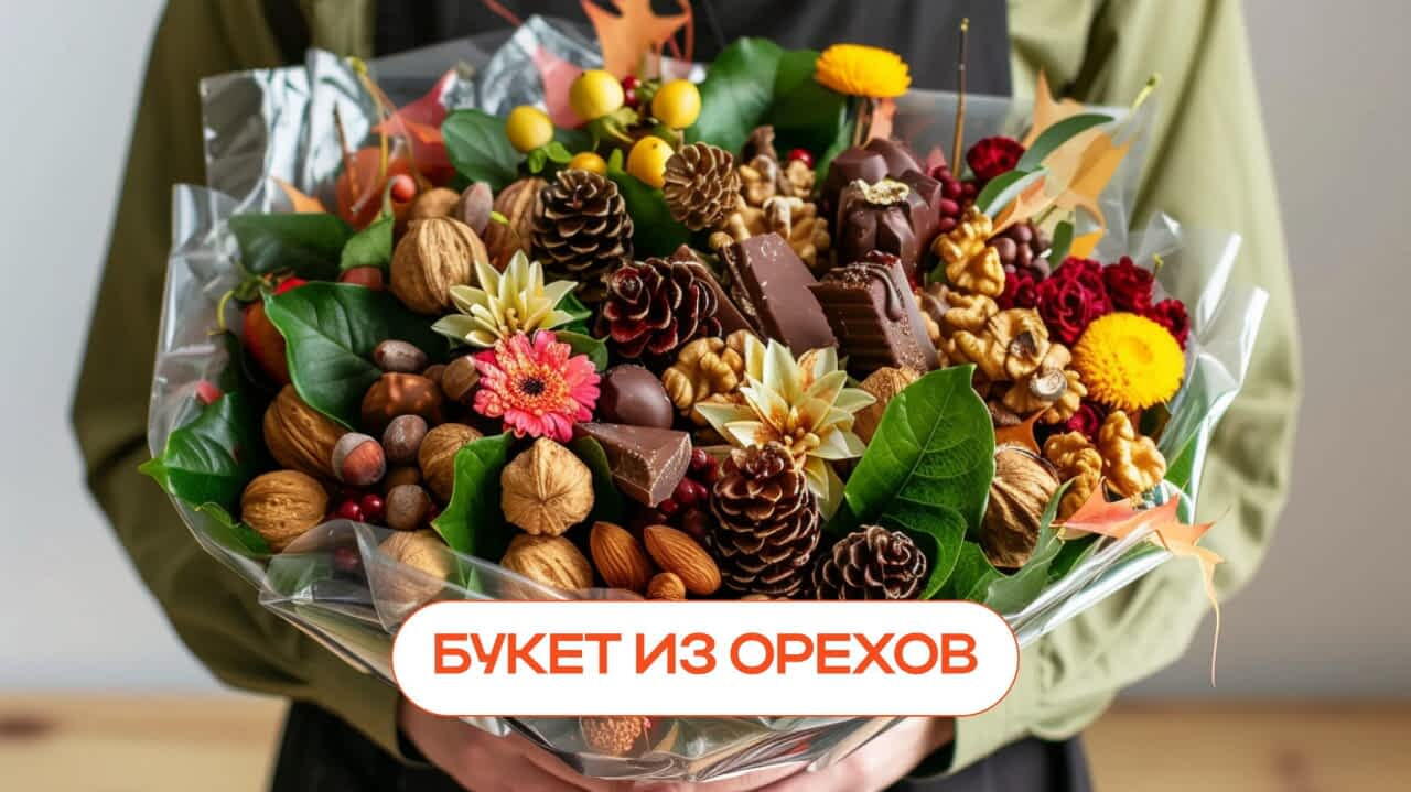 Букет из орехов