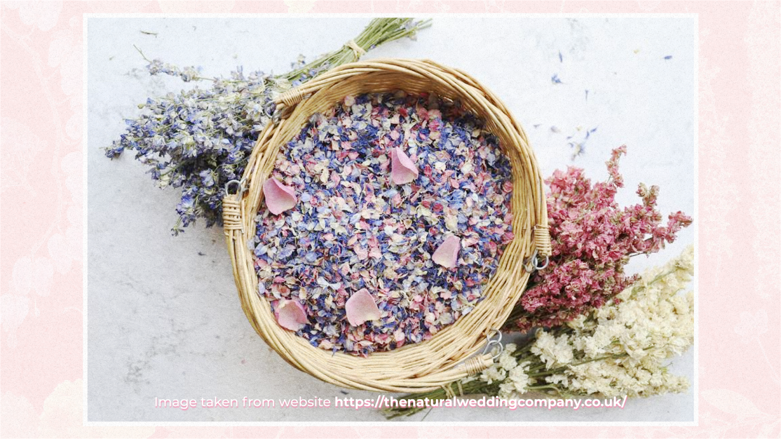How to dry flowers for confetti