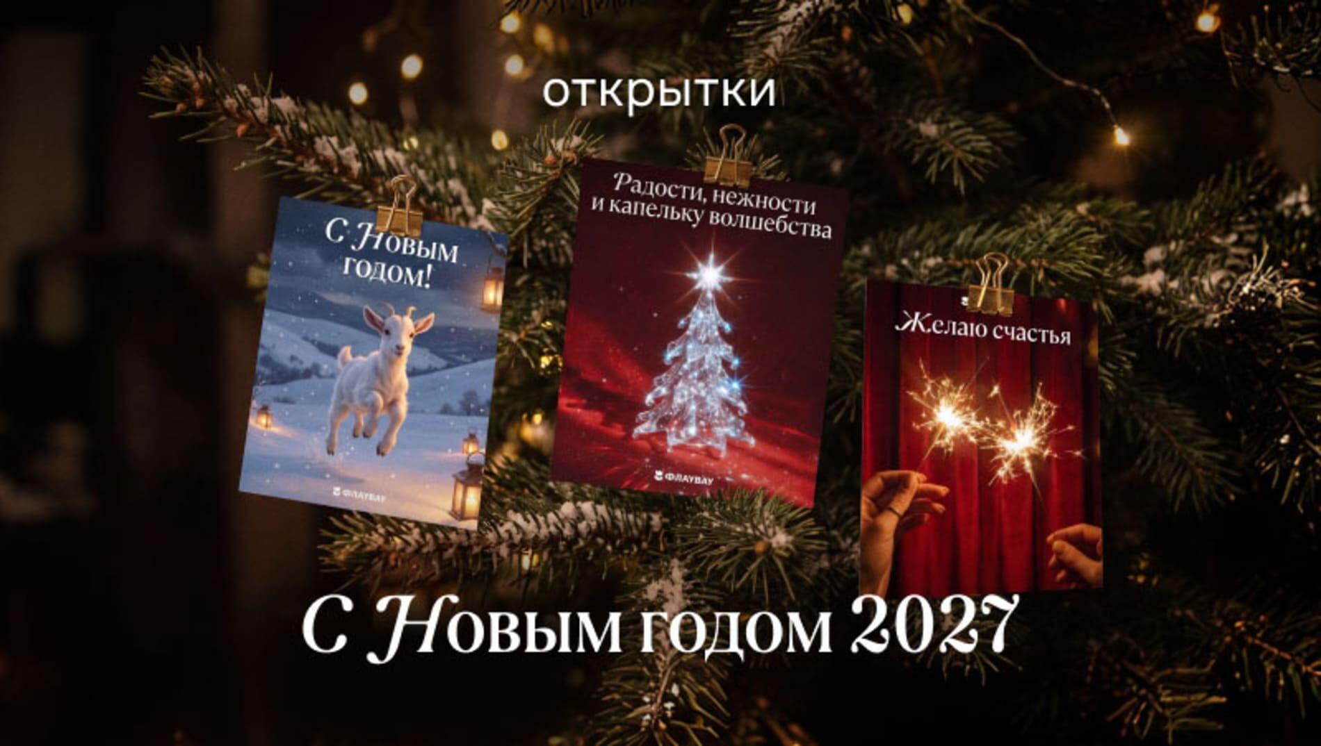 Открытки с Новым годом 2027