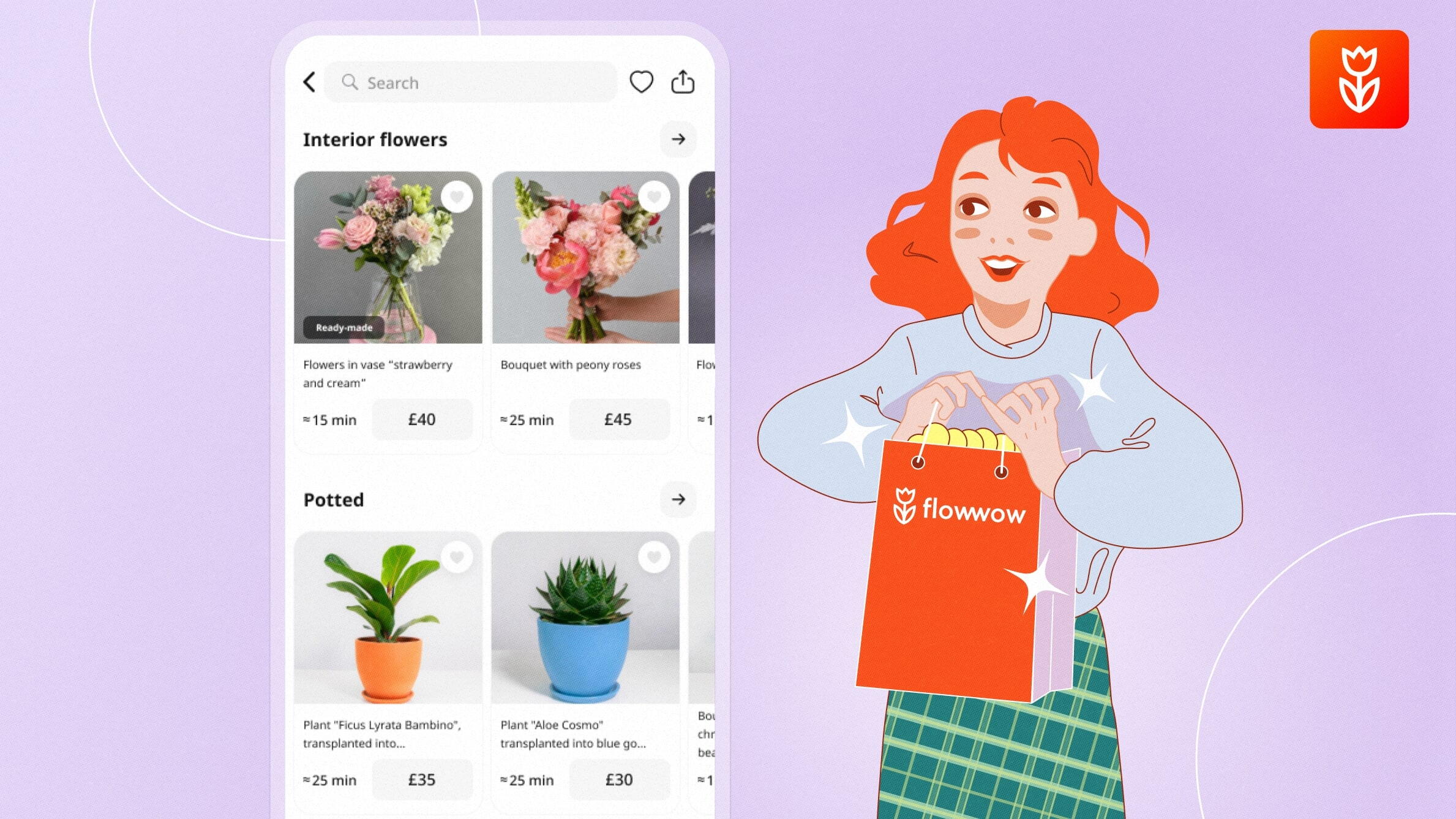 Flowwow App for Shoppers