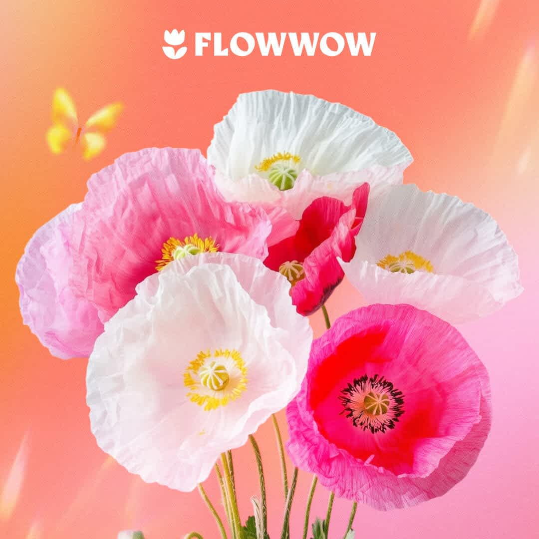 flowers on cards