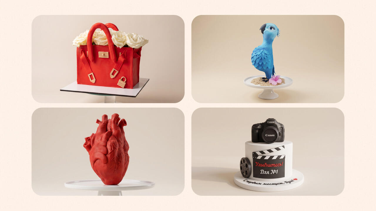 Необычные дизайны 3Д тортов
