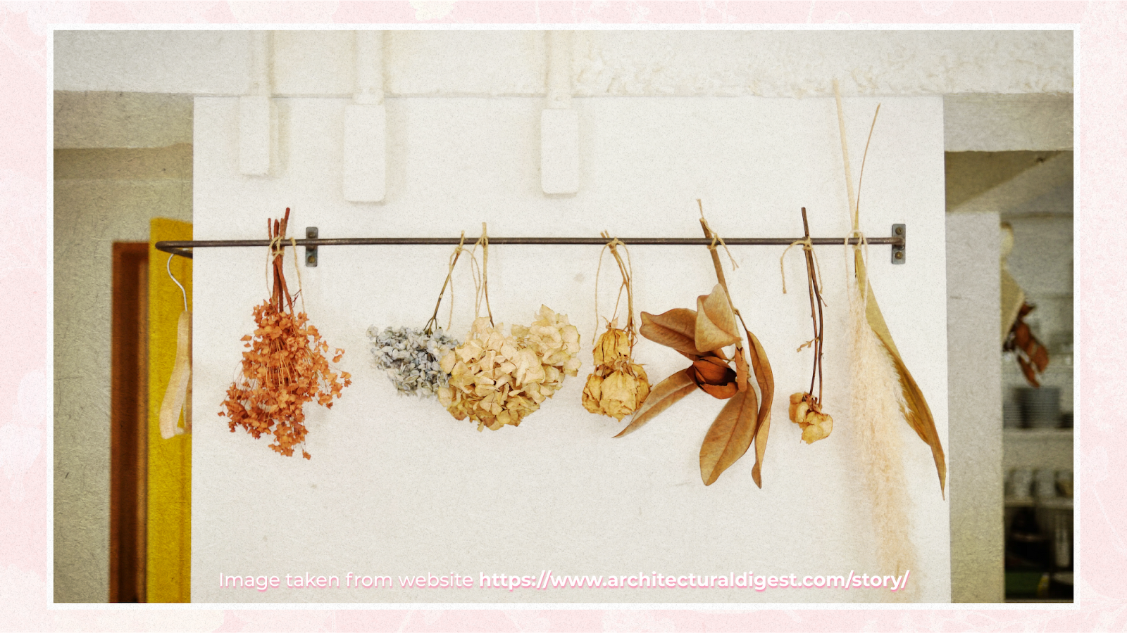 How to air-dry flowers