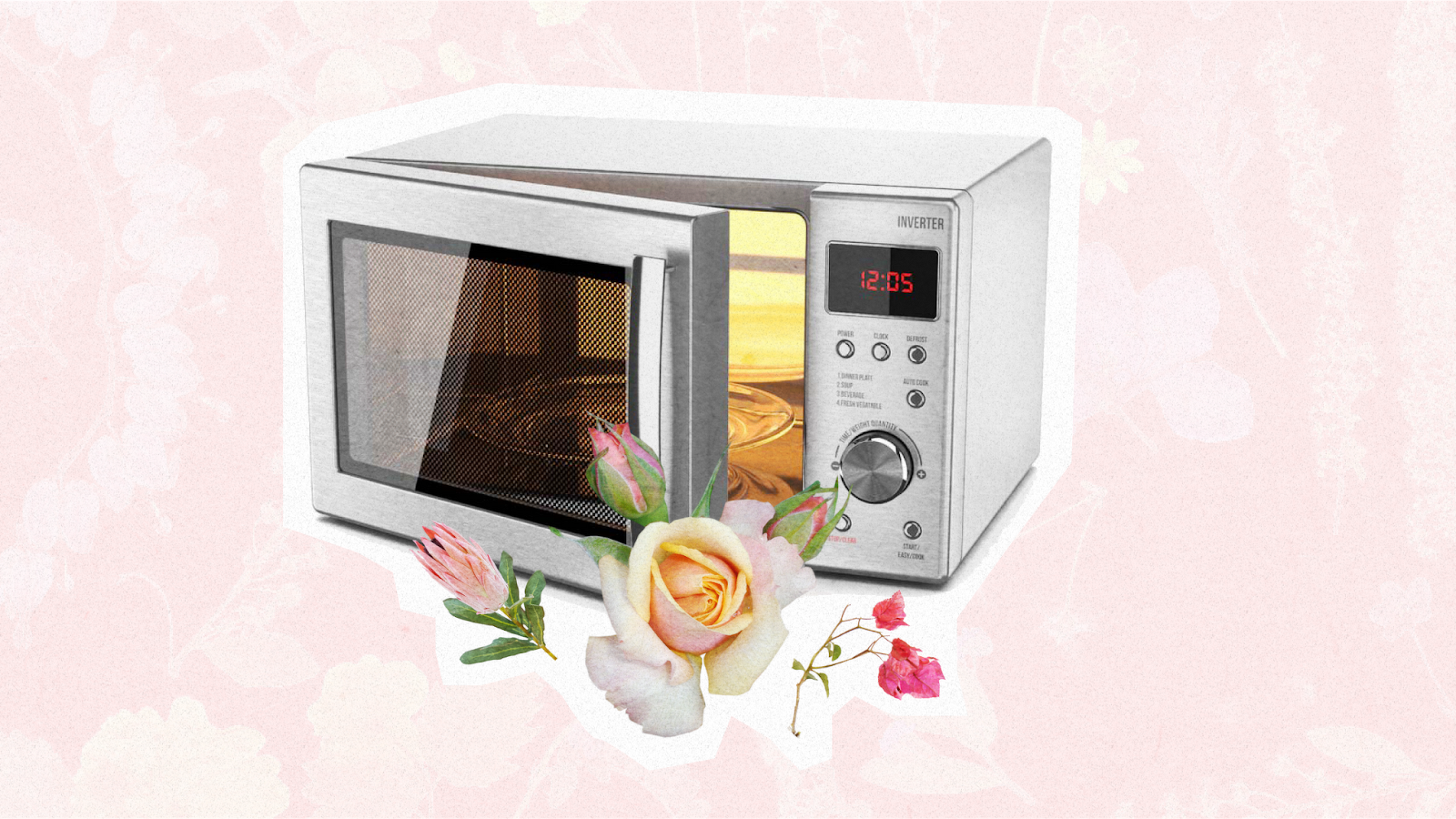 How to dry flowers in your microwave