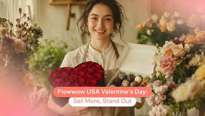 Valentine’s Day on Flowwow USA: How to Boost Sales and Stand Out from Competitors Without Burning Out
