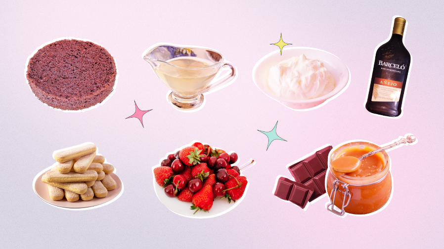 Ингредиенты для трайфлов