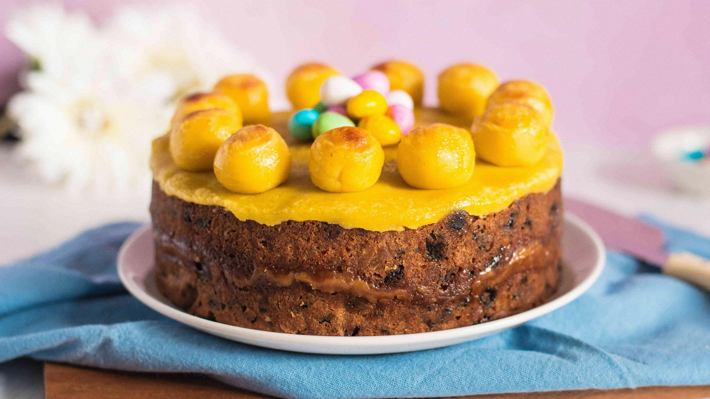 Simnel cake decorations