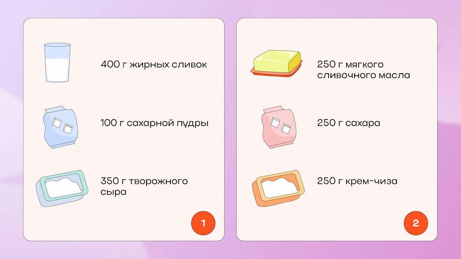 Рецепты сливочного крема