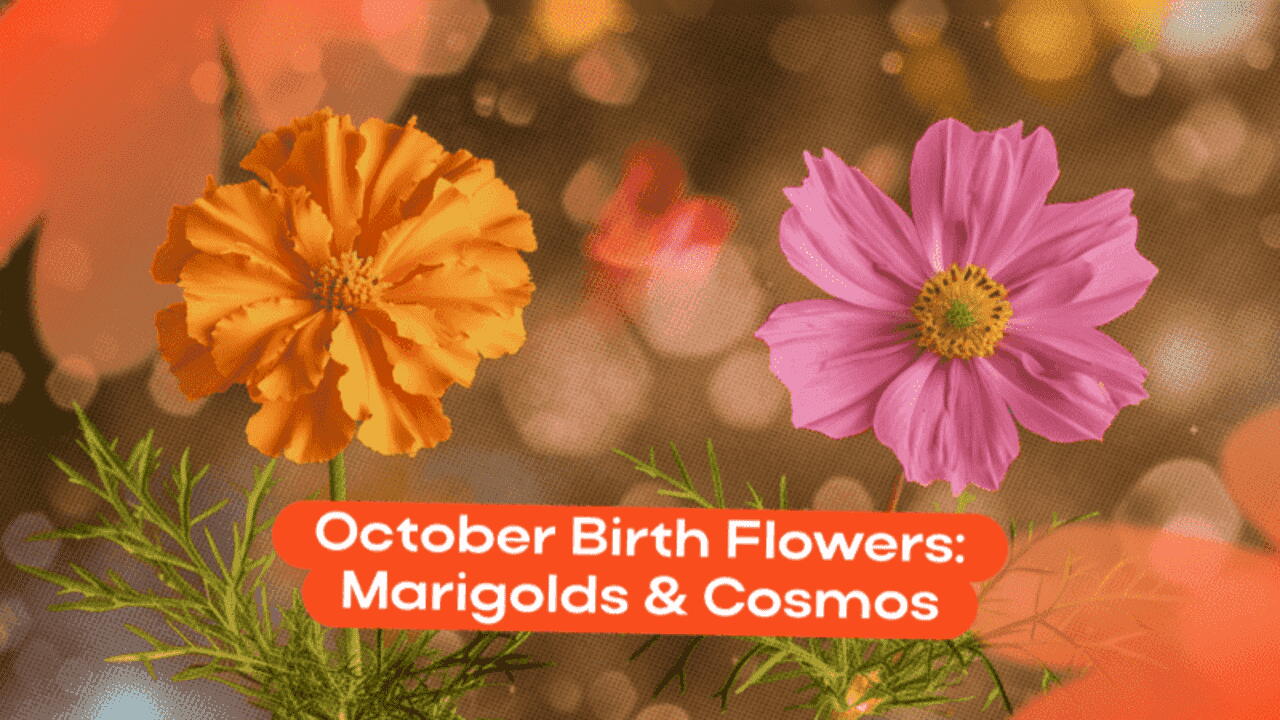 October Birth Flowers: Marigolds & Cosmos