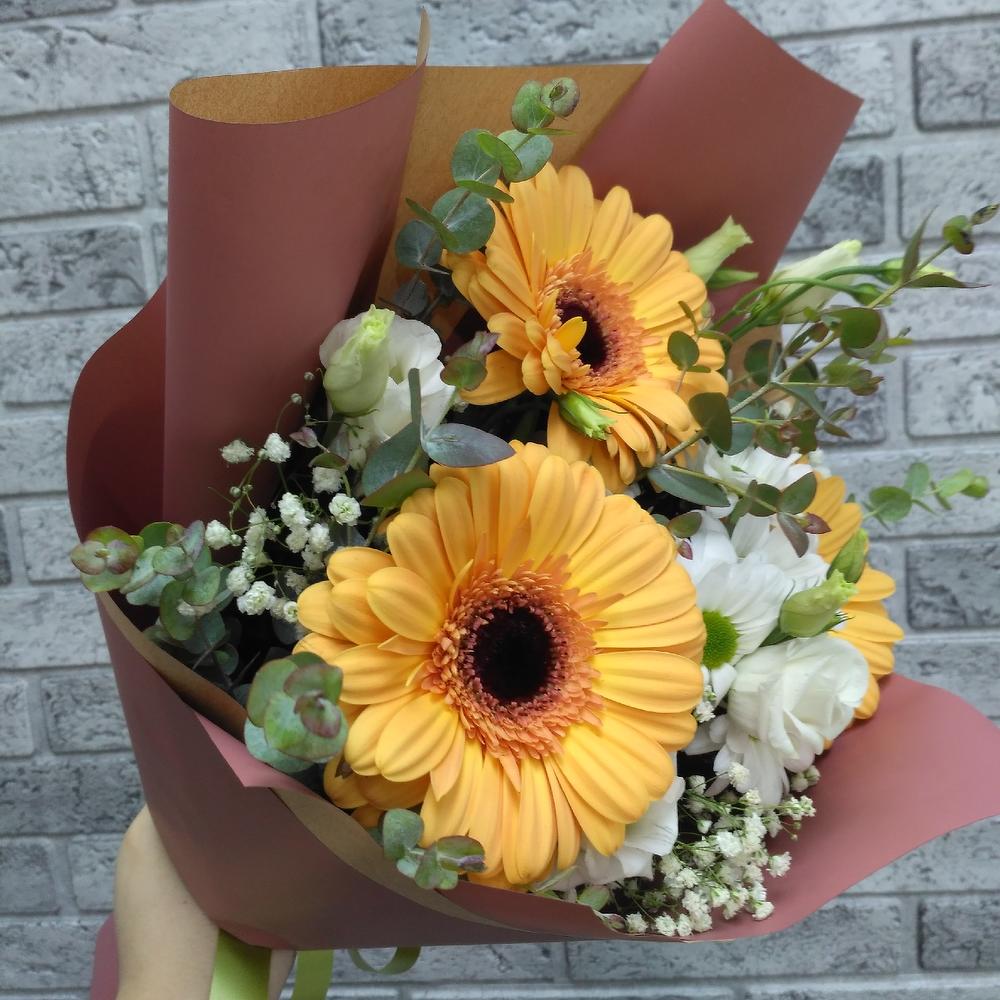 Bouquet with gerberas