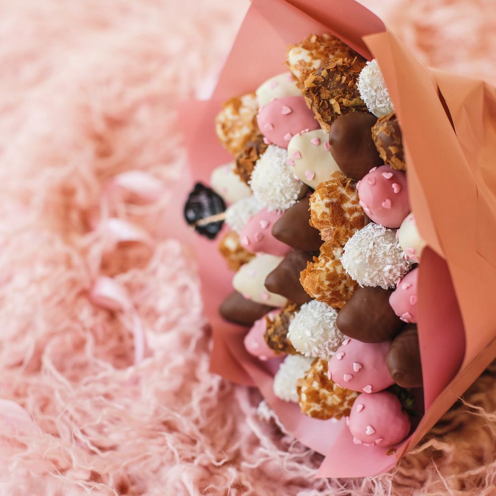 😍🍓🍫Букет из клубники в шоколаде подарок девушке