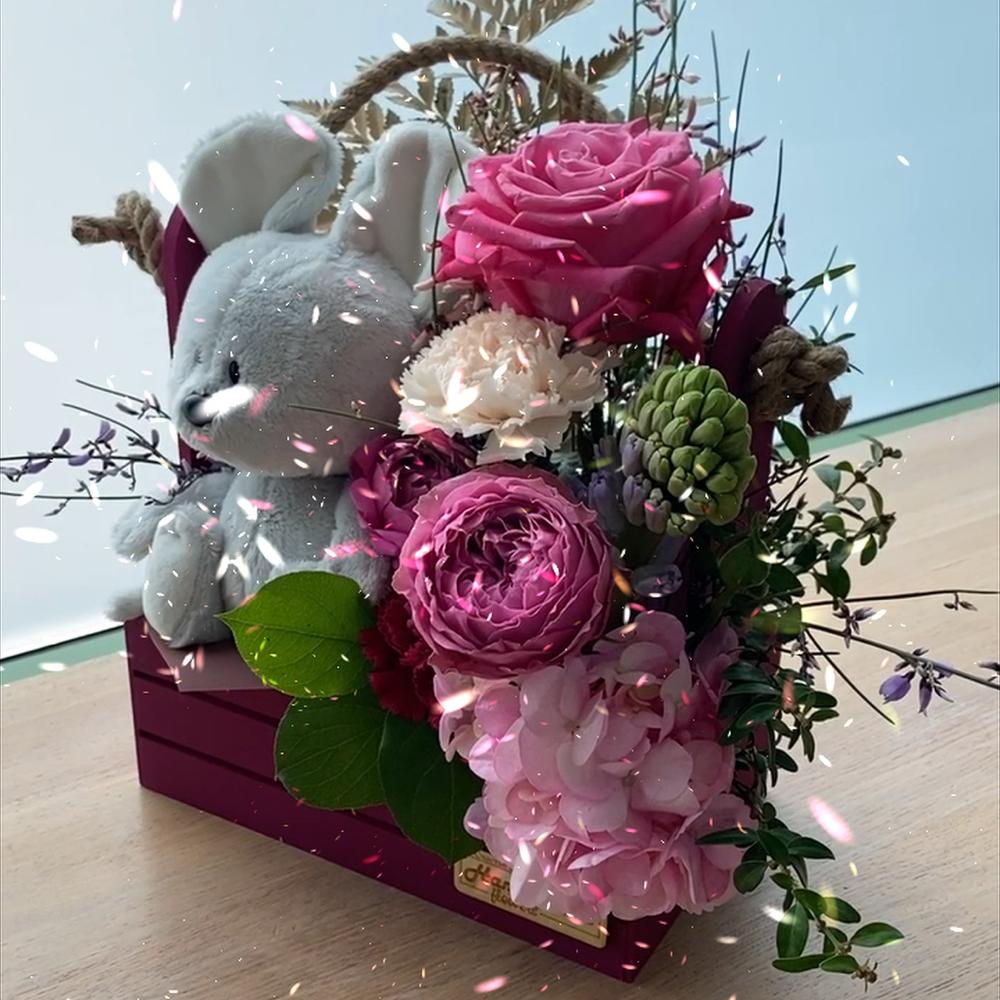 Мышка с Гиацинтом 💗🌸