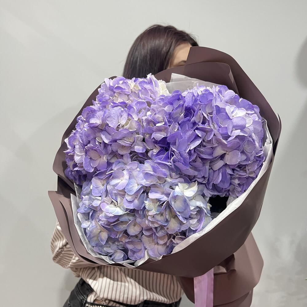 Гортензия лавандовая 💜/ Букет  (гортензии)