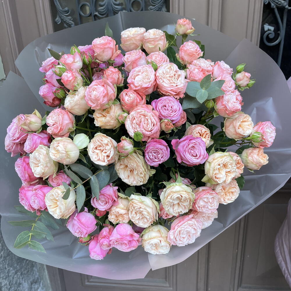 Микс из пионовидных кустовых