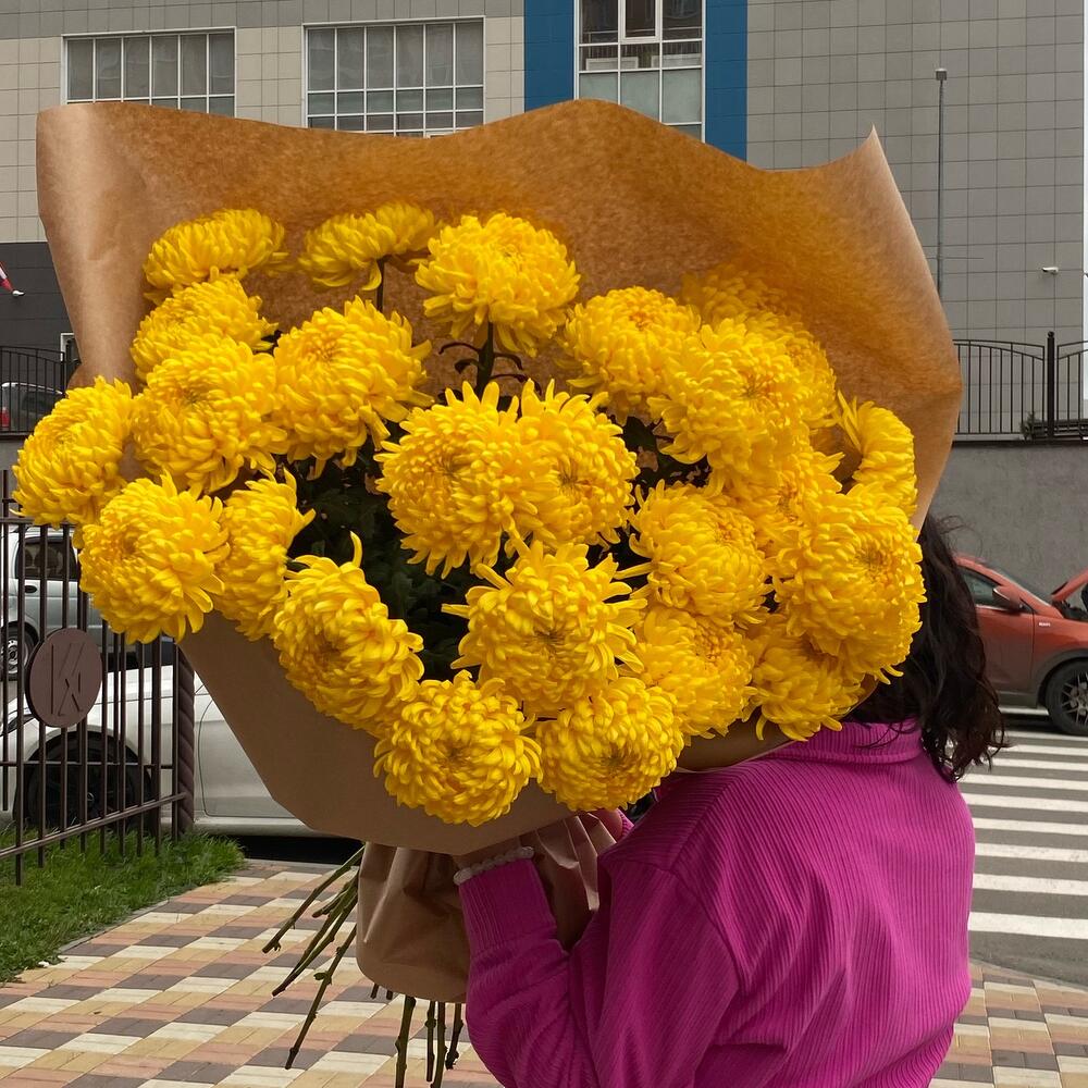 Хризантема желтая 💛