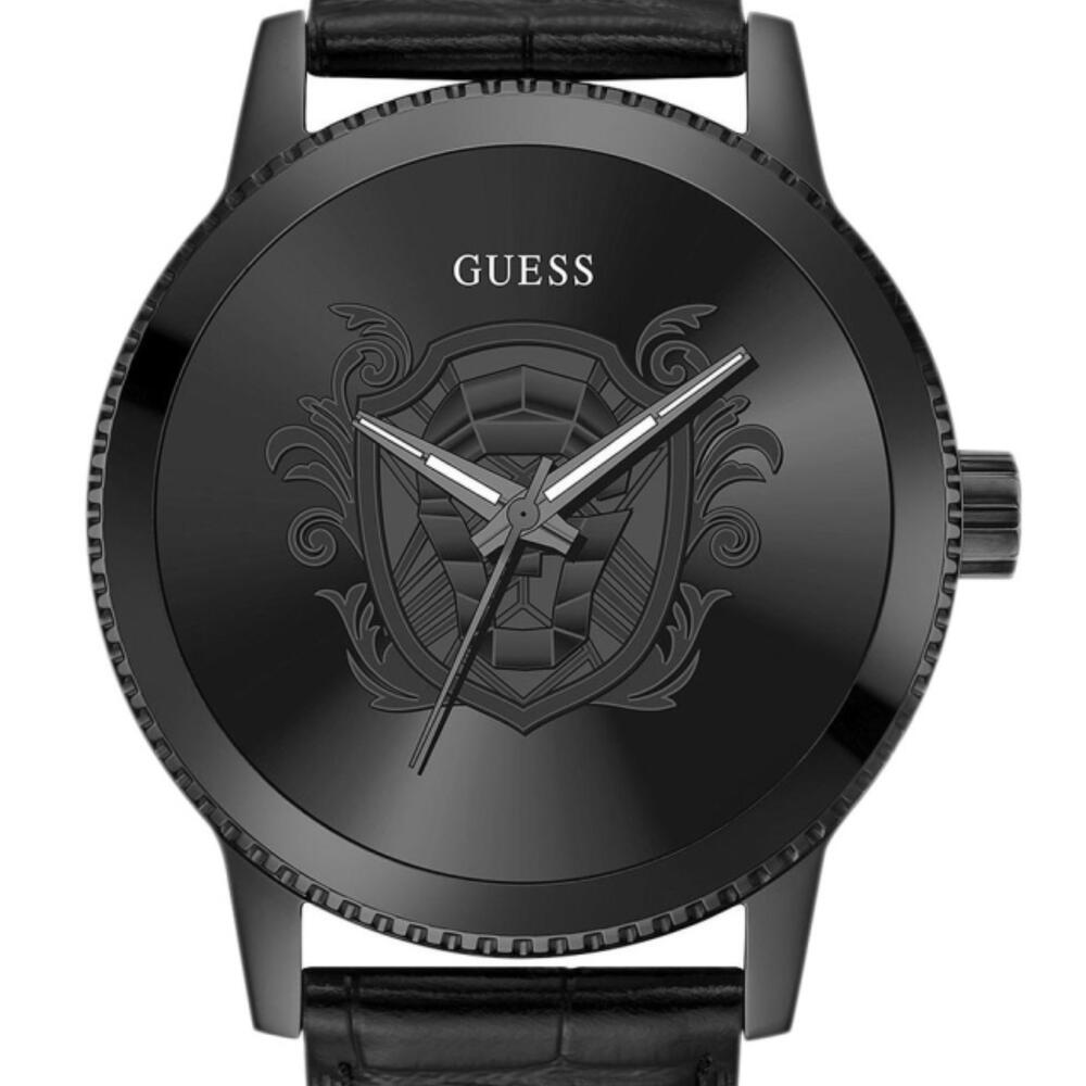 Guess black metal on sale watch