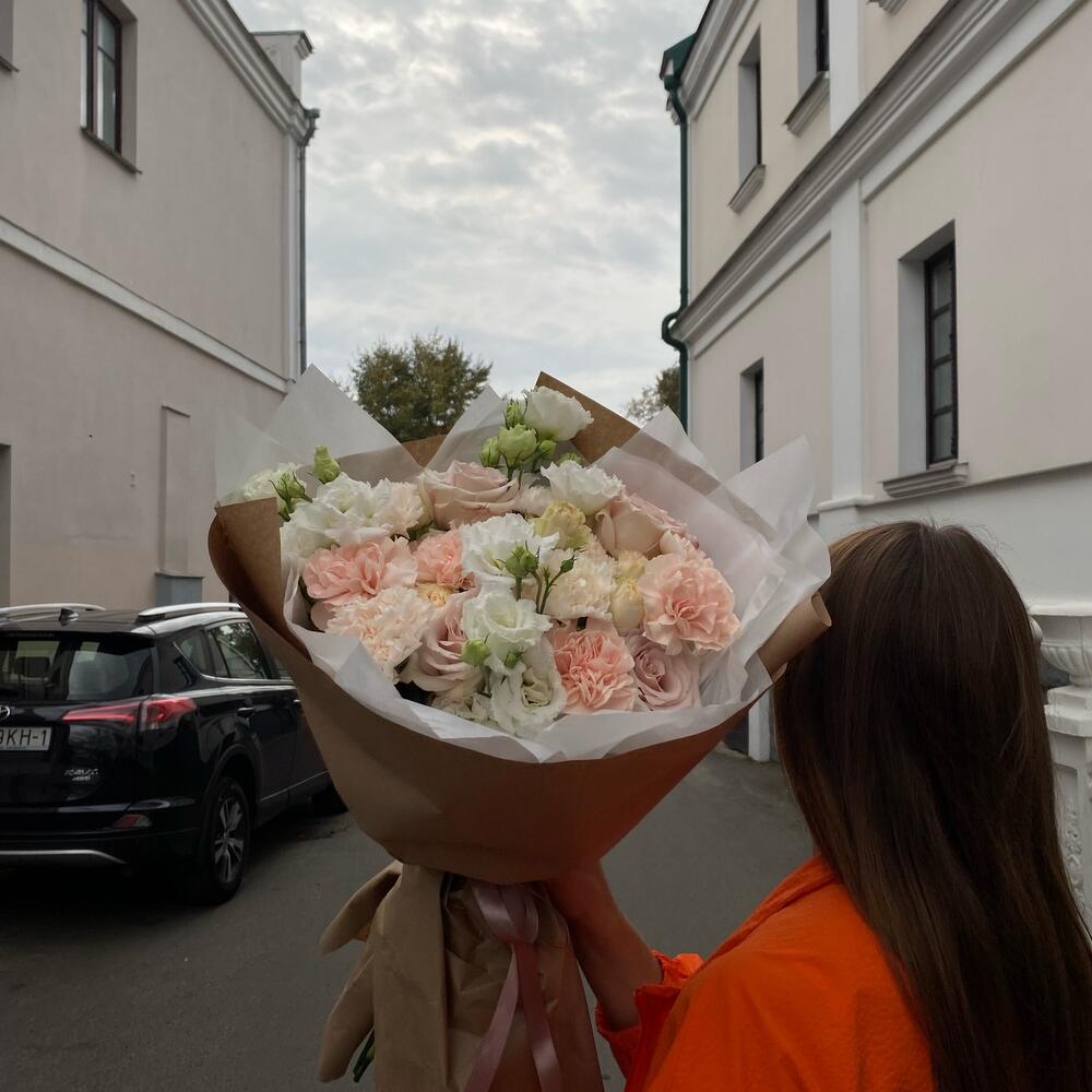 Букет пудровый