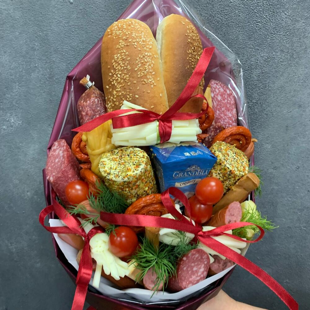 Мужской яркий букет