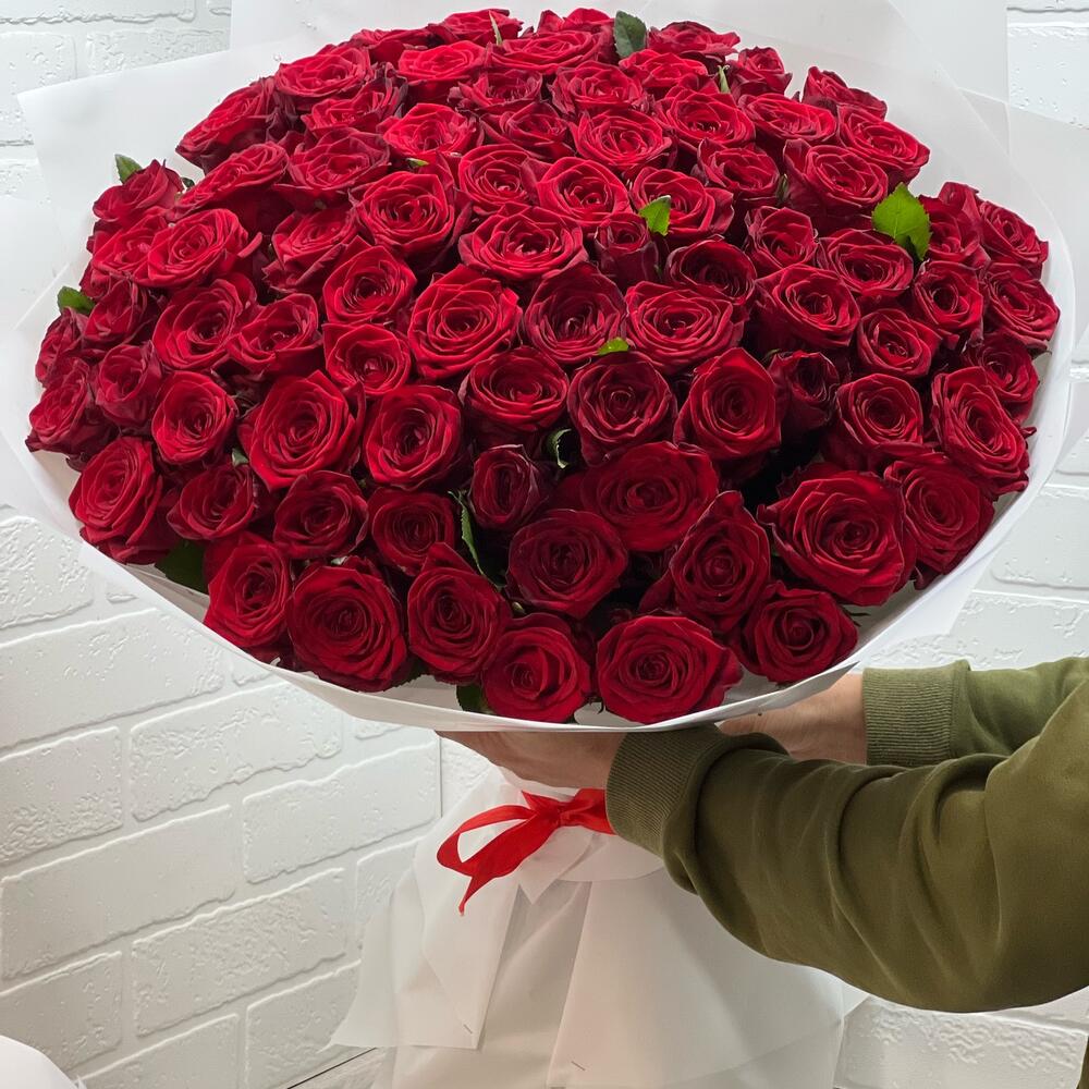 Букет радость из 101 розой