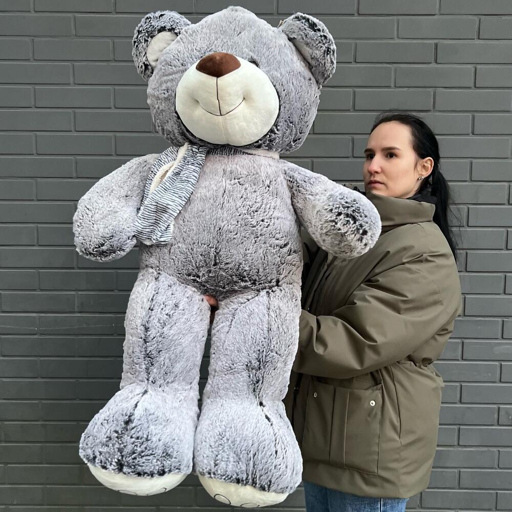 Серый мишка 🧸🤍