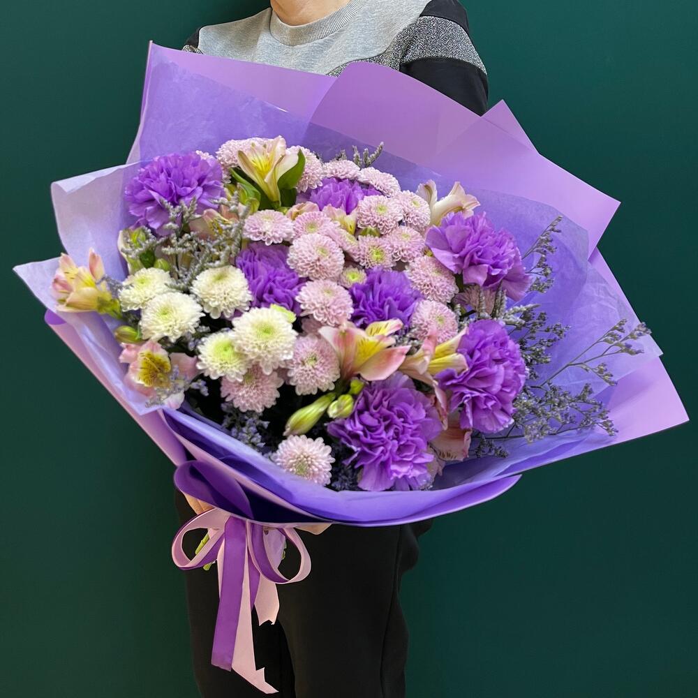 LAVENDER BUTTERFLY 💜🦋 букет в розовых и лавандовых оттенках, Цветы и ...