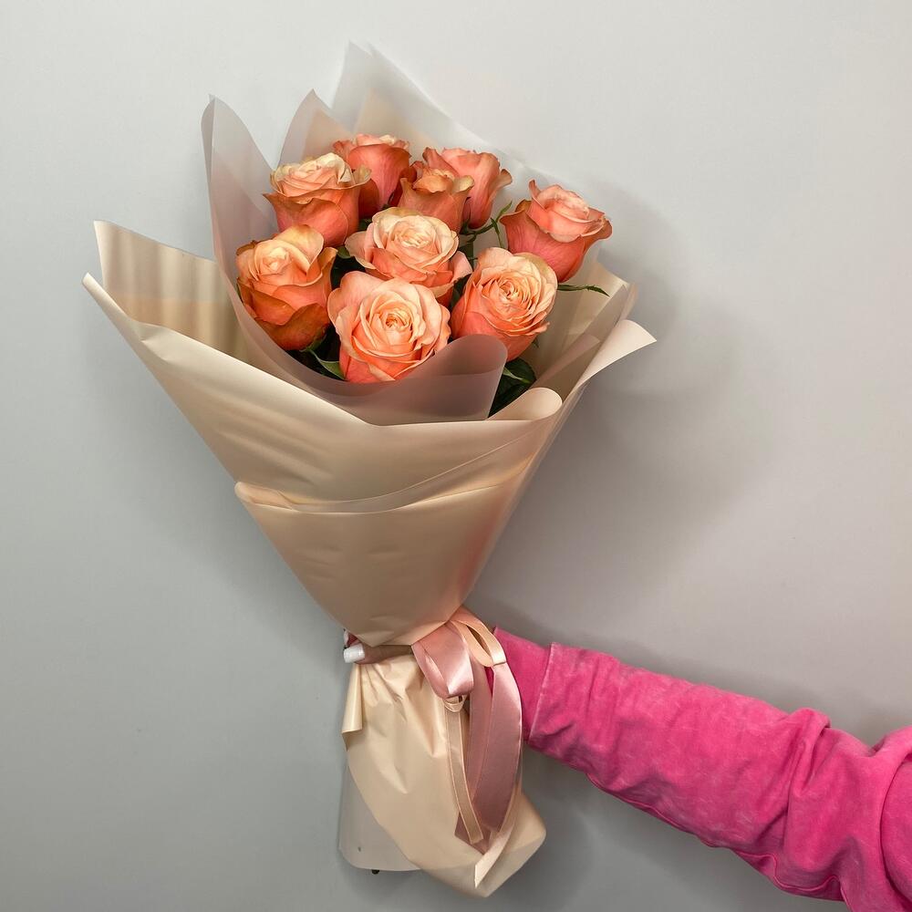Моно из 9 роз Кахала