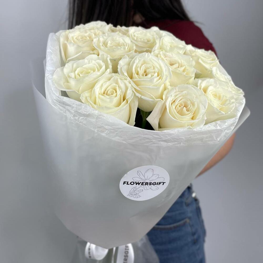 🌹 Букет от Flowersgift из 15 белых роз ▪️ 7