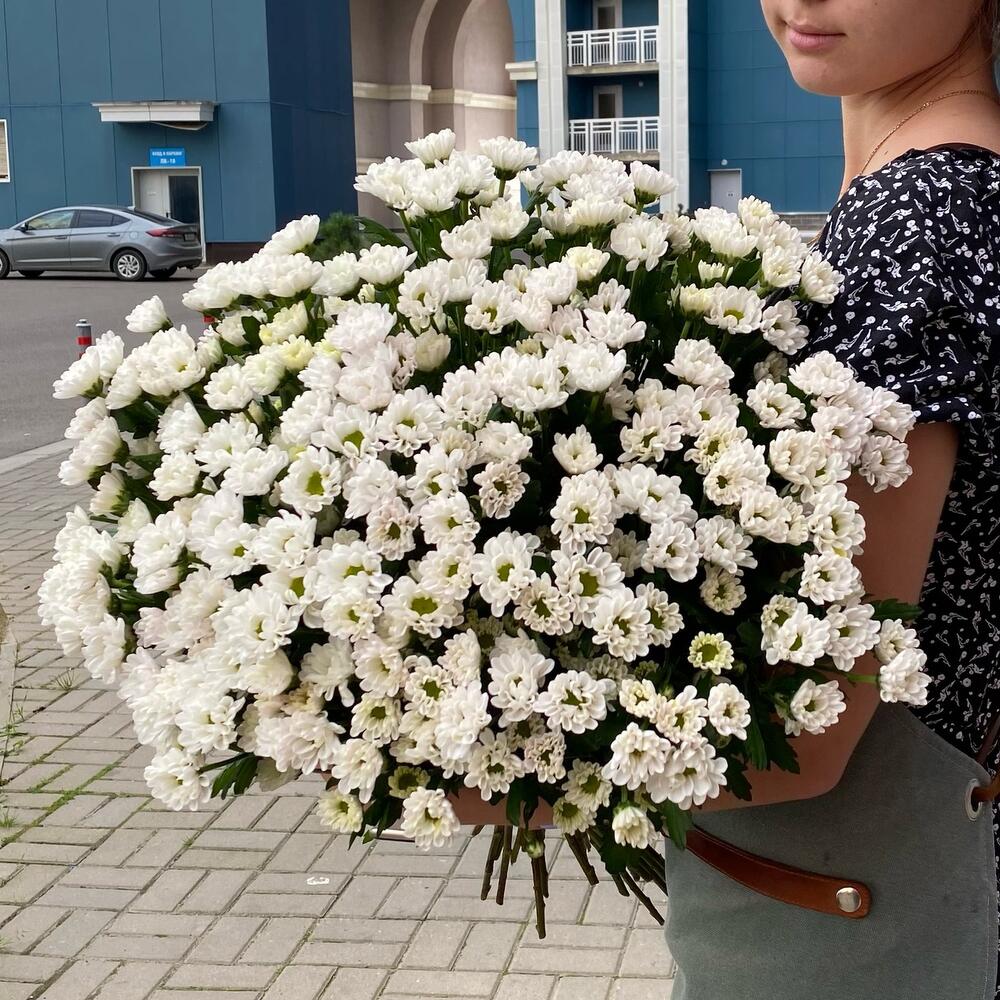 Букет белых Сантини