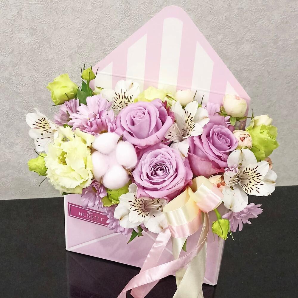 🌸 Нежное послание, Цветы и подарки в Анапе, купить по цене 2520 RUB ...