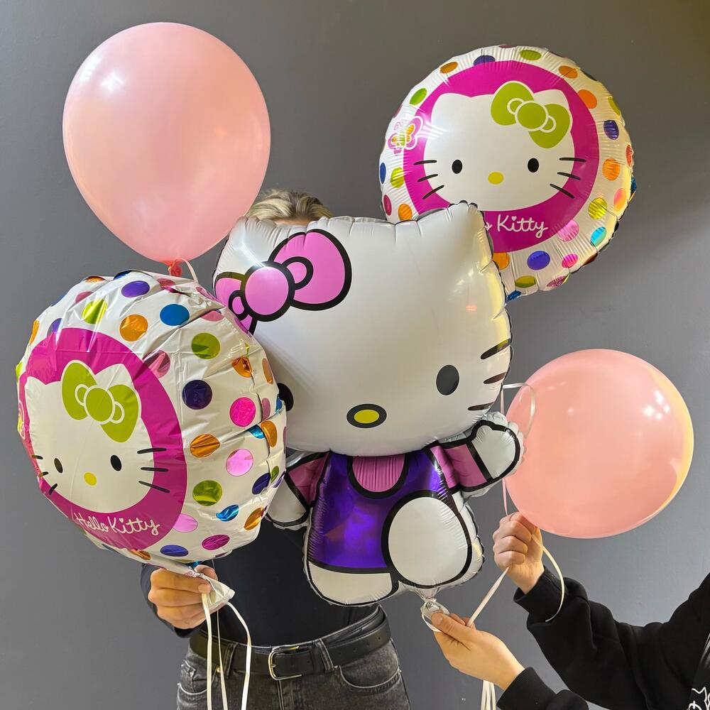 Набор шаров Hello kitty 5шт