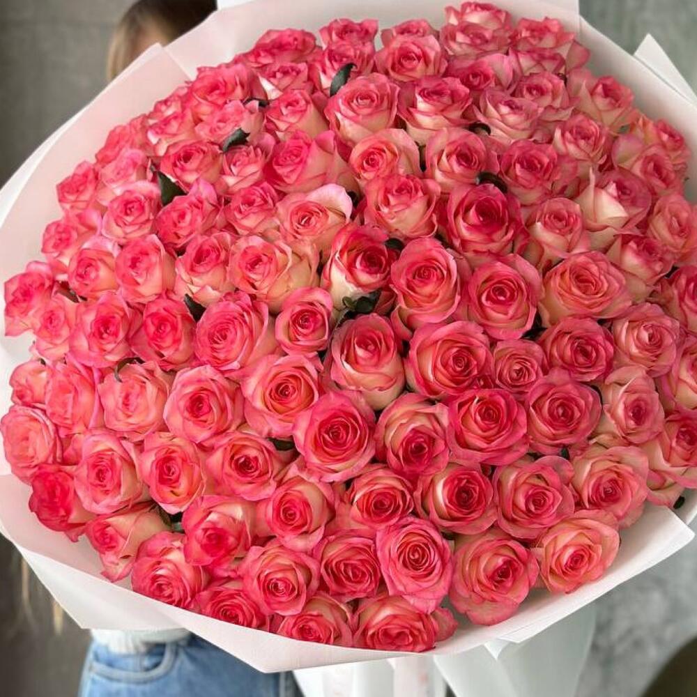 Букет из 101 необычной Розы