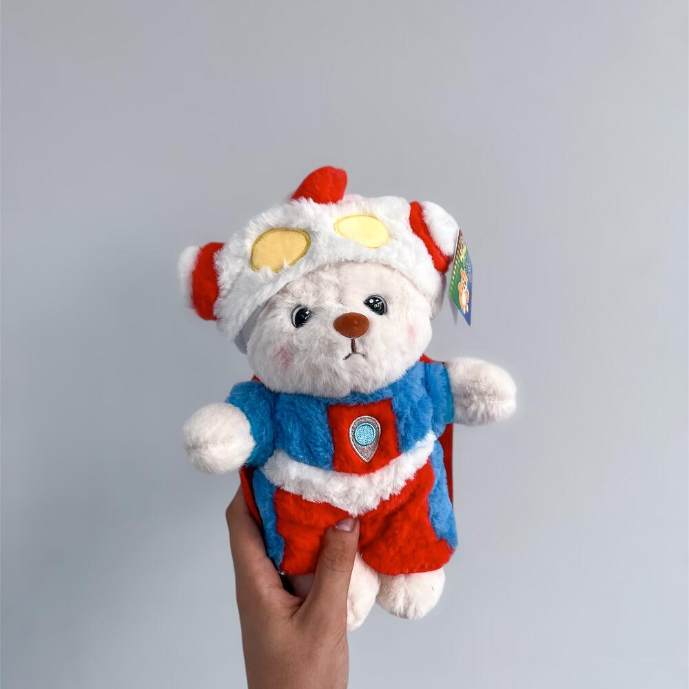 Мягкая игрушка "Мишка в костюме СУПЕРГЕРОЯ"
